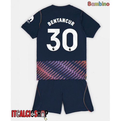 Tottenham Hotspur Rodrigo Bentancur #30 Seconda Maglia Bambino 2026-27 Manica Corta (+ Pantaloni corti)